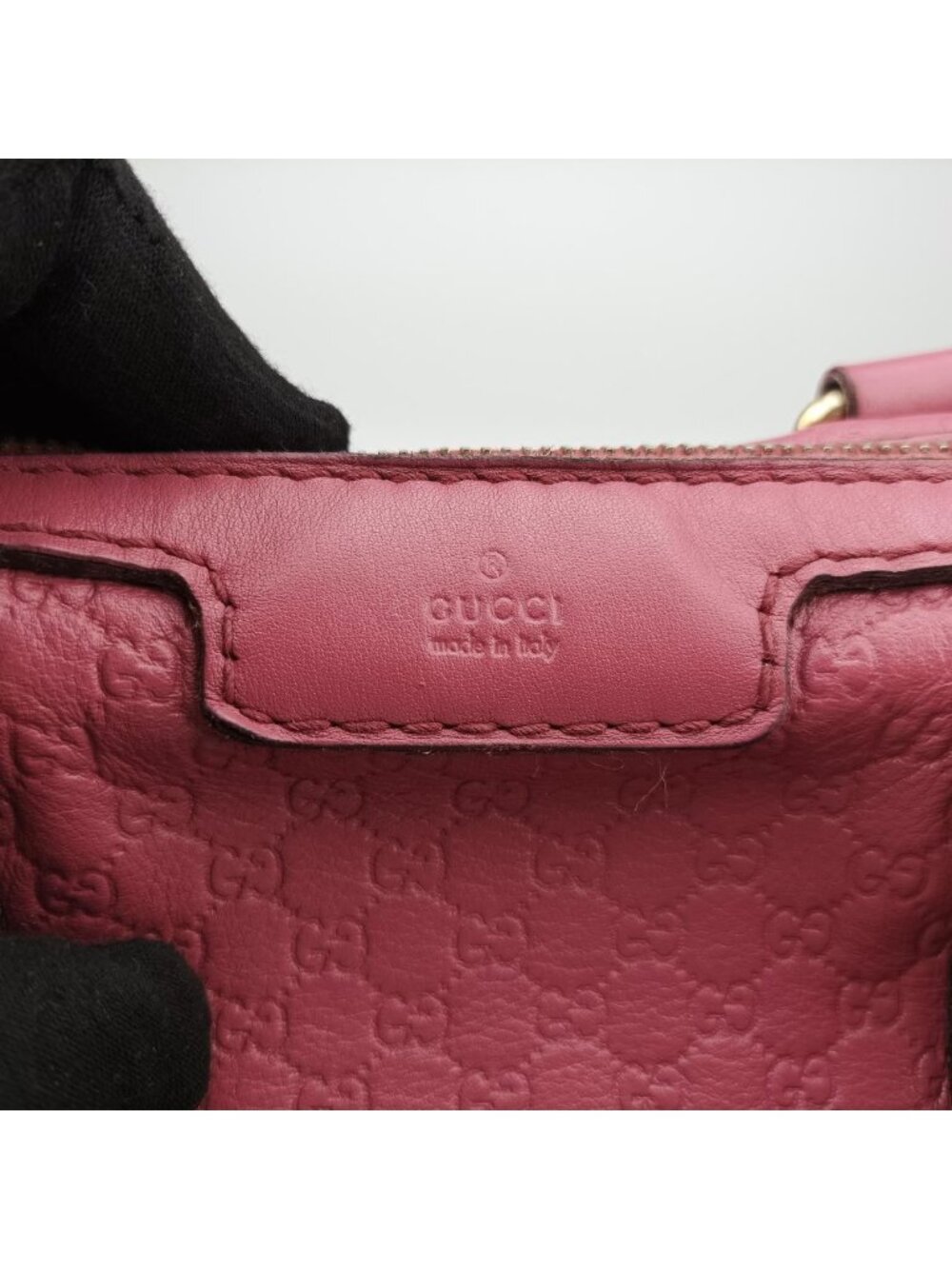 Gucci Sherry Line Pink Leather - Picture 14 of 16